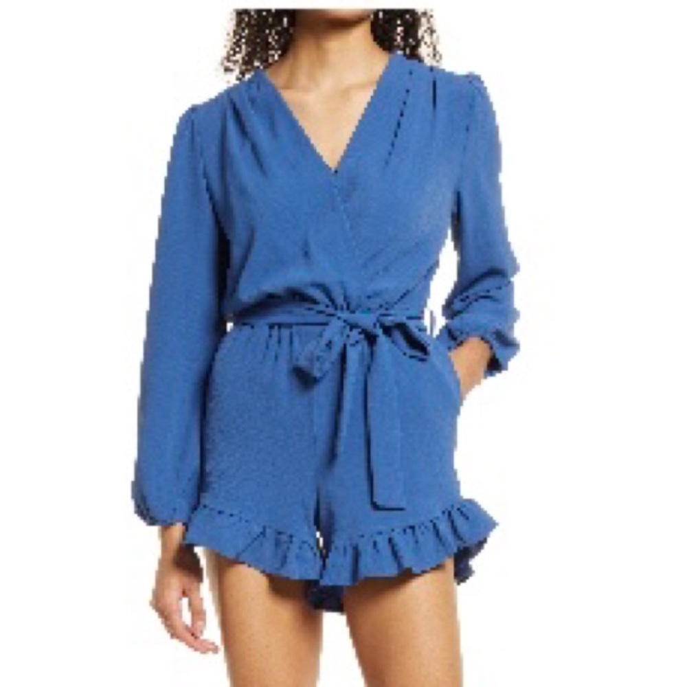 Fraiche by J Long Sleeve Romper